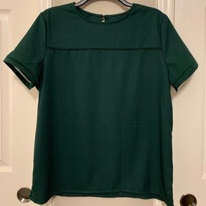 Green blouse